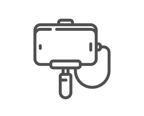 自拍杆线图标手机肖像照片标志图片 自拍杆线图标手机肖像照片标志图片下载