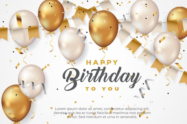 生日气球矢量背景设计。生日快乐短信用气球和五彩纸屑装饰元素为生日庆祝贺卡设计。图片 生日气球矢量背景设计。生日快乐短信用气球和五彩纸屑装饰元素为生日庆祝贺卡设计。图片下载