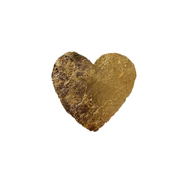 心金箔棕色水彩插图图片 心金箔棕色水彩插图图片下载