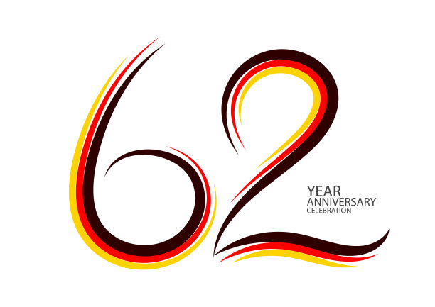 62周年庆典标志类型彩色线矢量,62岁生日标志,62号设计,横幅模板,标志数字元素为请柬,海报,t恤。平面设计图片 62周年庆典标志类型彩色线矢量,62岁生日标志,62号设计,横幅模板,标志数字元素为请柬,海报,t恤。平面设计图片下载