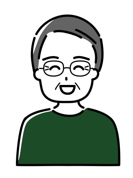戴眼镜的微笑老人(上半身)图片 戴眼镜的微笑老人(上半身)图片下载