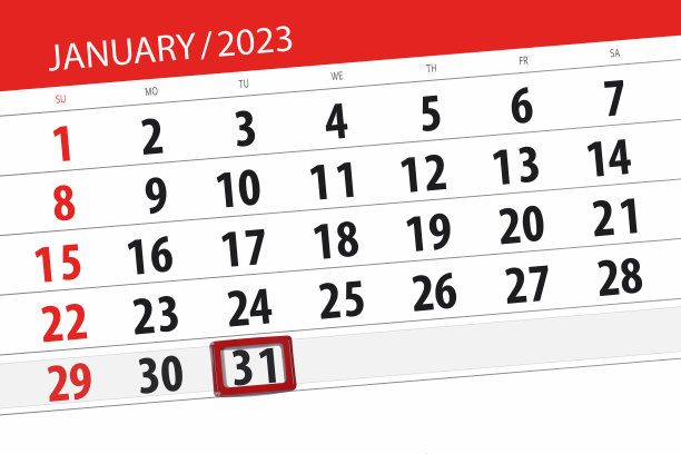 日历2023年,截止日期,日,月,页,组织者,日期,一月,星期二,31号图片 日历2023年,截止日期,日,月,页,组织者,日期,一月,星期二,31号图片下载
