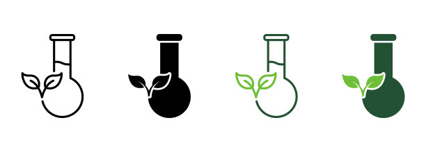 烧瓶与叶线和剪影图标颜色设置。生物学研究实验“,”白底化学符号采集设备。有机科学实验室。孤立矢量图图片 烧瓶与叶线和剪影图标颜色设置。生物学研究实验“,”白底化学符号采集设备。有机科学实验室。孤立矢量图图片下载