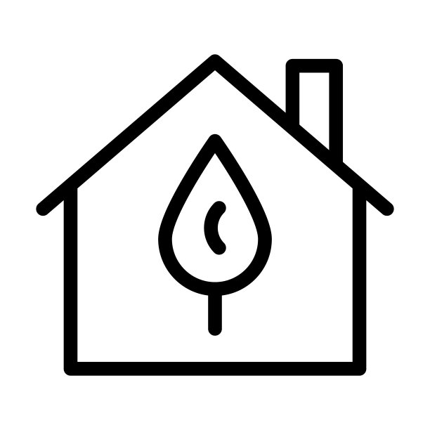 生态住宅粗线图标图片 生态住宅粗线图标图片下载