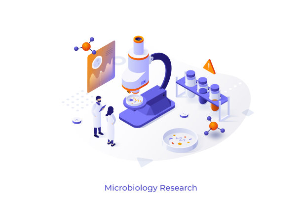 与科学家,试管,显微镜和培养皿的概念。细菌学分析,微生物学或显微镜研究实验室。现代等距设计模板。矢量插图。图片 与科学家,试管,显微镜和培养皿的概念。细菌学分析,微生物学或显微镜研究实验室。现代等距设计模板。矢量插图。图片下载