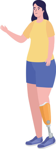 使用假腿的妇女图片 使用假腿的妇女图片下载