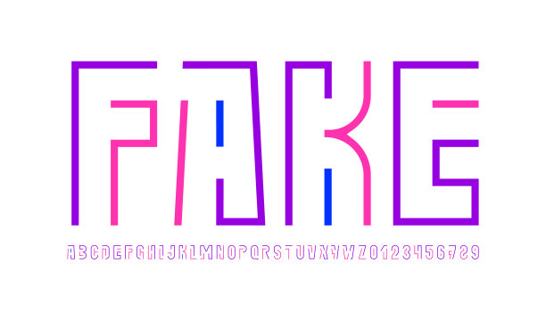 抽象字体字母来自细段线条,多色风格图片 抽象字体字母来自细段线条,多色风格图片下载