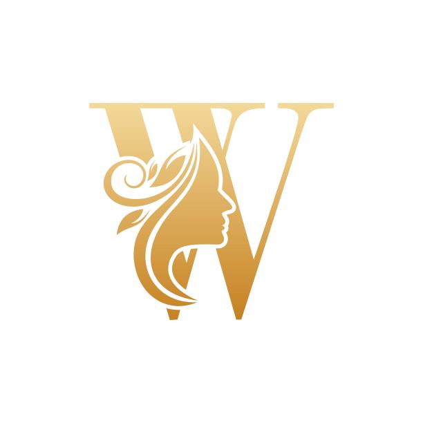 初始W面美标志设计模板图片 初始W面美标志设计模板图片下载
