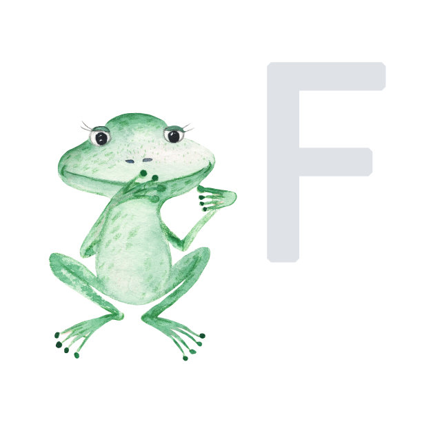 字母F,青蛙,可爱的孩子,彩色动物ABC字母表。水彩插图孤立的白色背景。图片 字母F,青蛙,可爱的孩子,彩色动物ABC字母表。水彩插图孤立的白色背景。图片下载