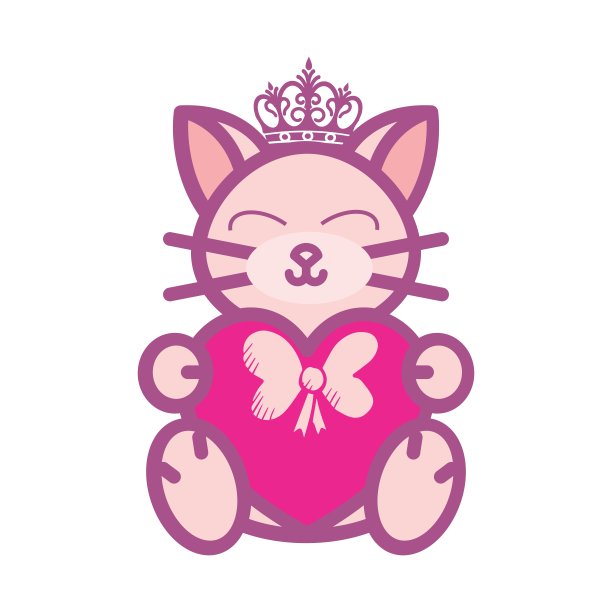 可爱的美女Kitty王娃娃与爱巧克力标志图片 可爱的美女Kitty王娃娃与爱巧克力标志图片下载