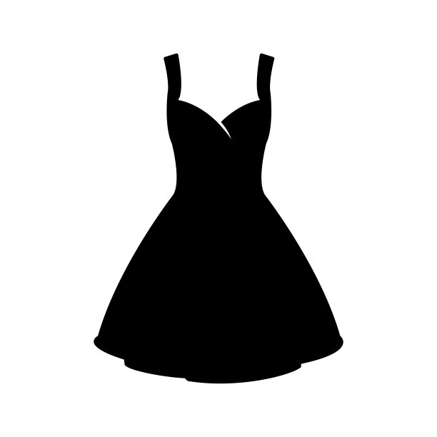 女性服饰图标孤立的平面设计。图片 女性服饰图标孤立的平面设计。图片下载