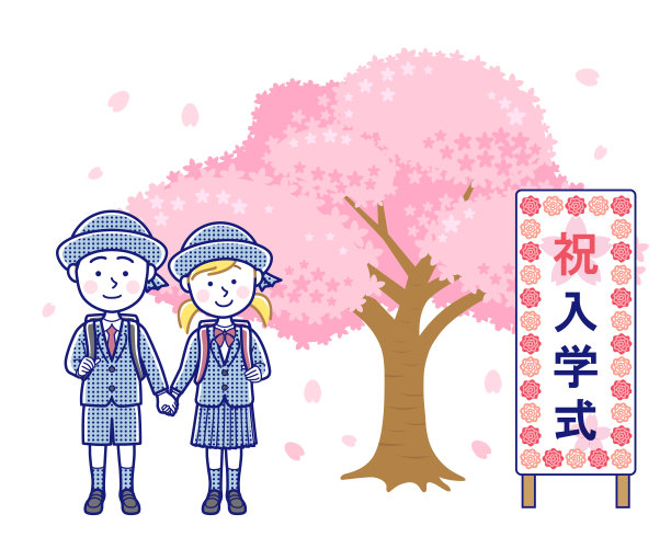 新生入学仪式上的一男一女被隔离在白色背景上图片 新生入学仪式上的一男一女被隔离在白色背景上图片下载