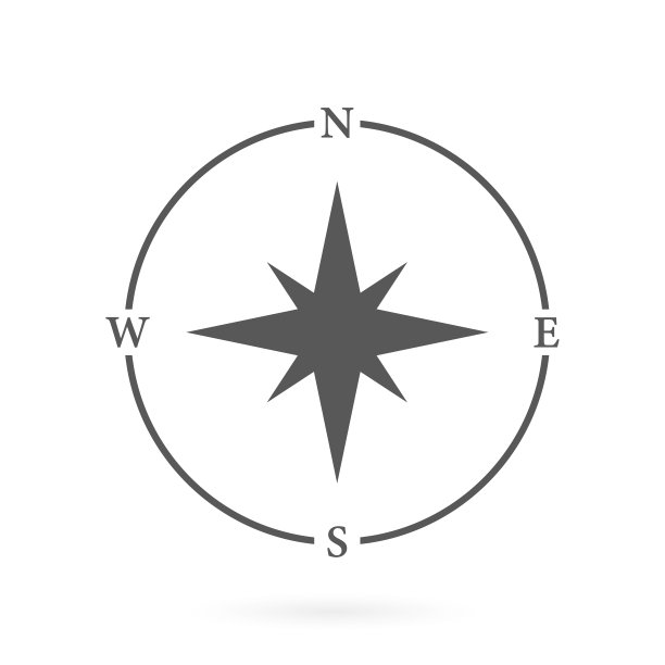 指南针地图剪影图标。玫瑰风导航复古设备象形文字。探险方向箭头指向北、西南、东方向航海家现代标志。孤立矢量图图片 指南针地图剪影图标。玫瑰风导航复古设备象形文字。探险方向箭头指向北、西南、东方向航海家现代标志。孤立矢量图图片下载