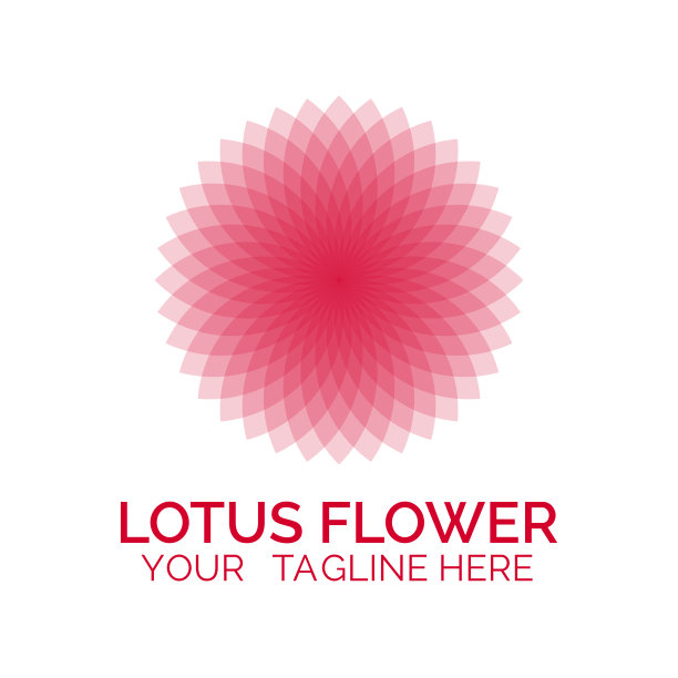 莲花标志抽象美容Spa沙龙化妆品品牌线性风格图片 莲花标志抽象美容Spa沙龙化妆品品牌线性风格图片下载