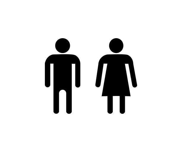 男人和女人的剪影。WC厕所门牌符号。WC标志图标。浴室的象征。浴室标志矢量设计和说明。图片 男人和女人的剪影。WC厕所门牌符号。WC标志图标。浴室的象征。浴室标志矢量设计和说明。图片下载