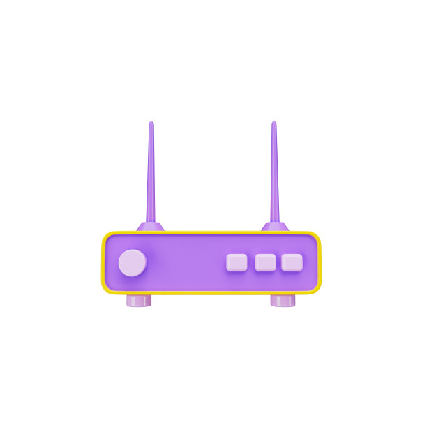 Wifi路由器3d图标和符号在白色背景。图片 Wifi路由器3d图标和符号在白色背景。图片下载