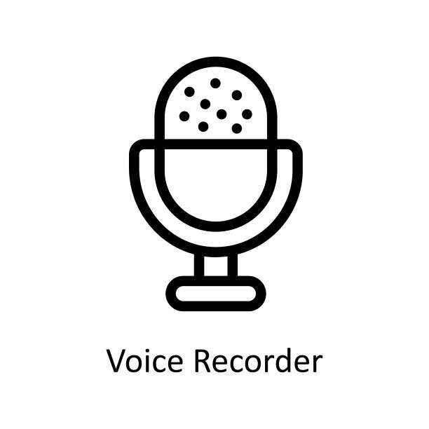 录音机矢量轮廓图标。简单的股票插图股票图片 录音机矢量轮廓图标。简单的股票插图股票图片下载