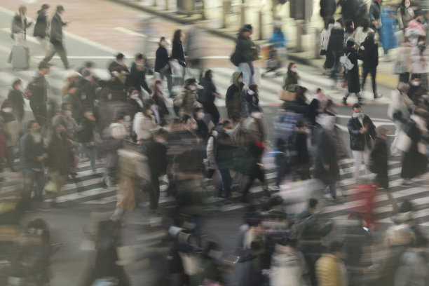 模糊移动的人群图片 模糊移动的人群图片下载