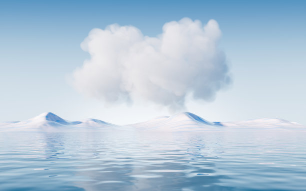 湖泊和水面背景,3d渲染。图片 湖泊和水面背景,3d渲染。图片下载