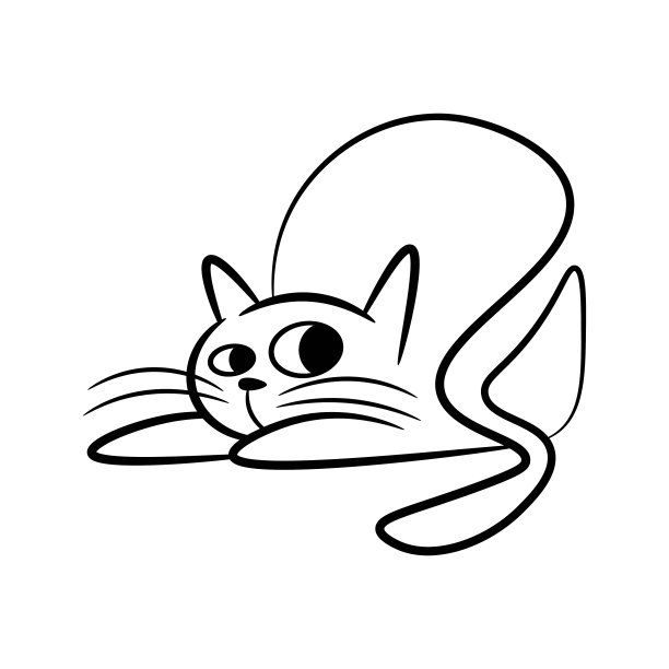可爱的猫画图片 可爱的猫画图片下载