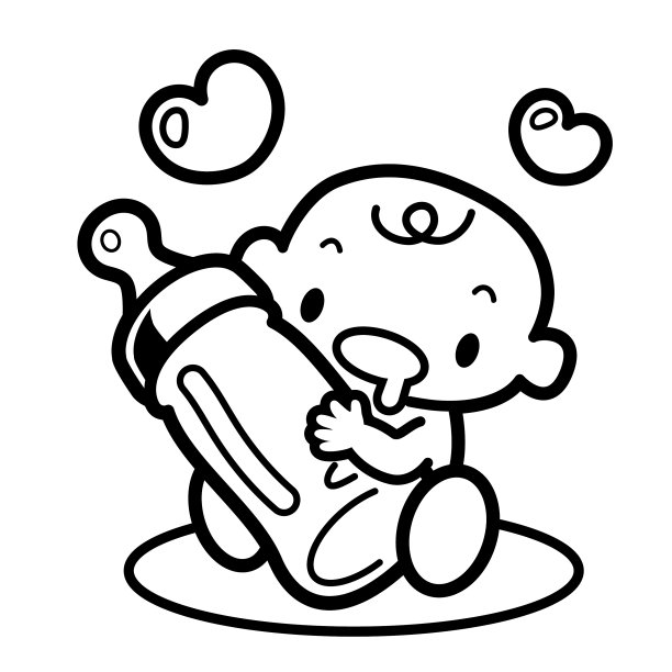 一个可爱的婴儿抱着奶瓶,流口水,坐着图片 一个可爱的婴儿抱着奶瓶,流口水,坐着图片下载