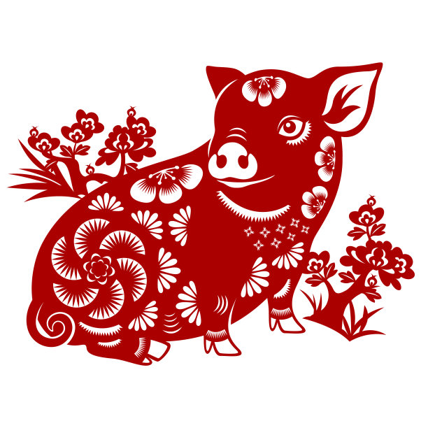 岁次猪年剪纸图片 岁次猪年剪纸图片下载