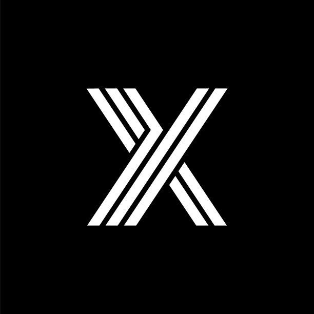 三倍双行字母标识字x图片 三倍双行字母标识字x图片下载