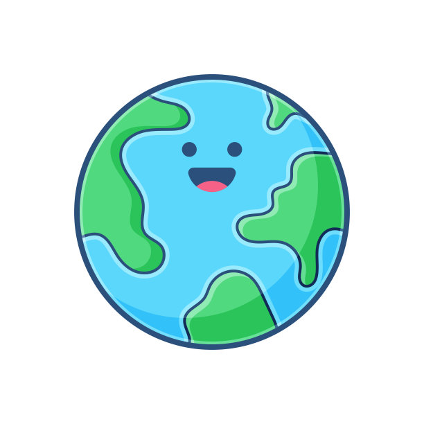 行星地球表情卡通风格图片 行星地球表情卡通风格图片下载