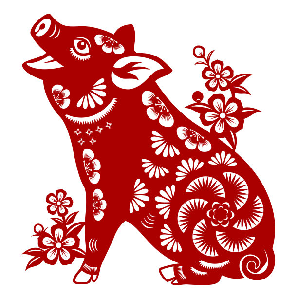 岁次猪年剪纸图片 岁次猪年剪纸图片下载
