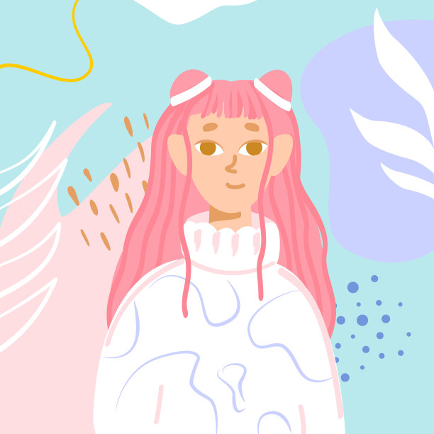 穿着白色毛衣的时髦女孩图片 穿着白色毛衣的时髦女孩图片下载