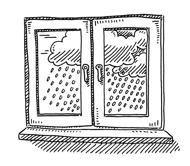 关窗下雨天气图图片 关窗下雨天气图图片下载