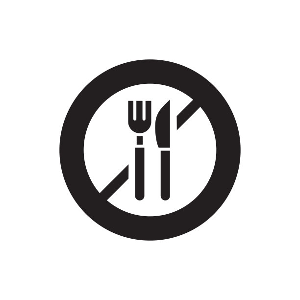 禁食图标,矢量符号插图。图片 禁食图标,矢量符号插图。图片下载