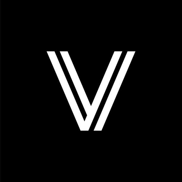 双线替代标志字母v图片 双线替代标志字母v图片下载