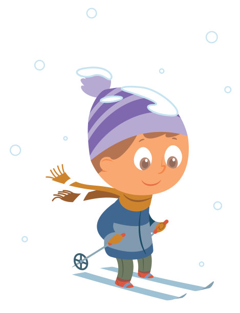 滑雪的男孩图片 滑雪的男孩图片下载