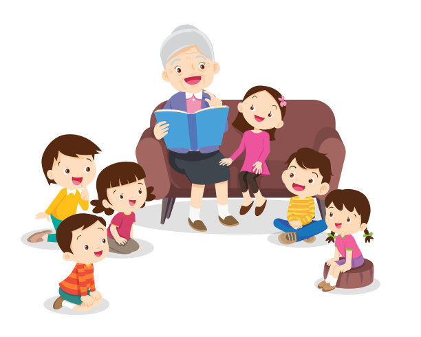 孩子们听爸爸妈妈爷爷奶奶读书图片 孩子们听爸爸妈妈爷爷奶奶读书图片下载
