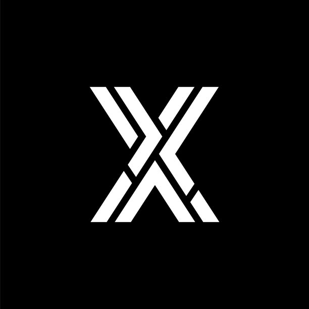 双线切割标志字母x图片 双线切割标志字母x图片下载