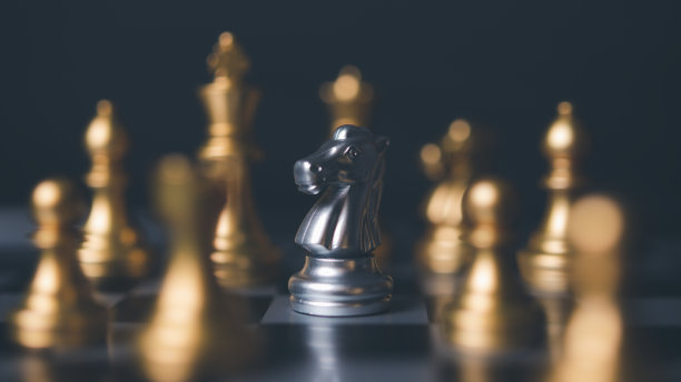 银马棋局。棋局棋棋,生意竞。商业竞争者概念。图片 银马棋局。棋局棋棋,生意竞。商业竞争者概念。图片下载