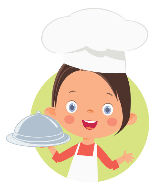 可爱的小孩厨师在厨房做饭图片 可爱的小孩厨师在厨房做饭图片下载