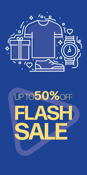 销售横幅模板设计。Flash Sale特价矢量插图。图片 销售横幅模板设计。Flash Sale特价矢量插图。图片下载