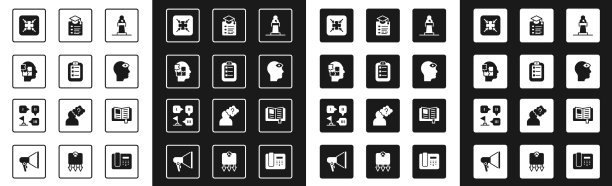 让演讲者做清单或计划头部拼图图片 让演讲者做清单或计划头部拼图图片下载