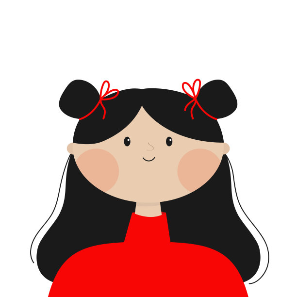 年轻的小女孩的脸。黑色的丸子头。漂亮的女士,女性。女人的肖像。头发的发型。社交网络的化身。可爱的卡通有趣的人物。平面设计。白色背景。图片 年轻的小女孩的脸。黑色的丸子头。漂亮的女士,女性。女人的肖像。头发的发型。社交网络的化身。可爱的卡通有趣的人物。平面设计。白色背景。图片下载