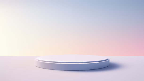 极简主义的3D白色圆柱形讲台上的粉彩背景的产品展示图片 极简主义的3D白色圆柱形讲台上的粉彩背景的产品展示图片下载