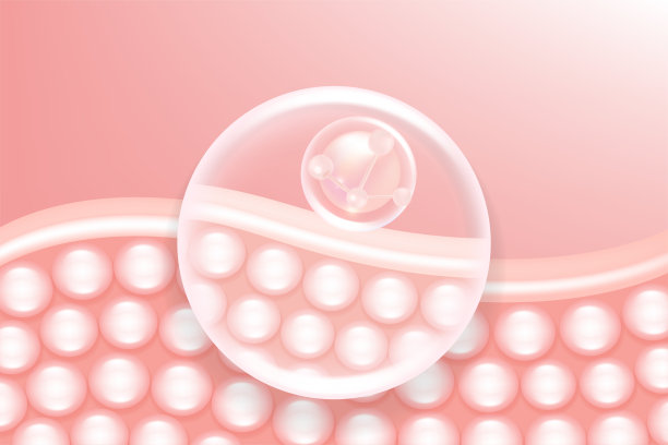 透明质酸和烟酰胺护肤品广告,粉色胶原蛋白精华滴入皮肤细胞,化妆品广告背景,矢量插画图片 透明质酸和烟酰胺护肤品广告,粉色胶原蛋白精华滴入皮肤细胞,化妆品广告背景,矢量插画图片下载