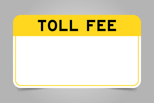 带有黄色标题“通行费”和白色空白区域的横幅,背景为灰色图片 带有黄色标题“通行费”和白色空白区域的横幅,背景为灰色图片下载