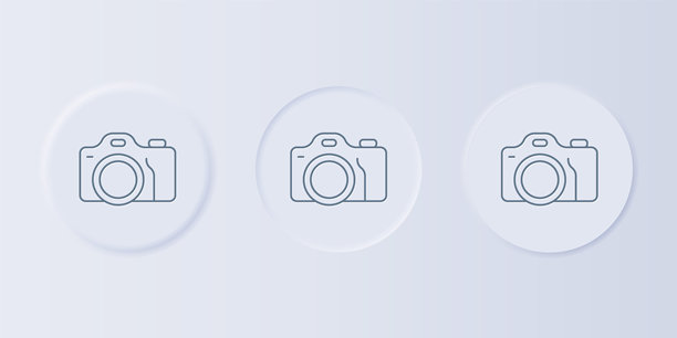 灰色相机图标,背景为灰色。照片相机。数字摄影。方形按钮中的图标集合。矢量图。图片 灰色相机图标,背景为灰色。照片相机。数字摄影。方形按钮中的图标集合。矢量图。图片下载