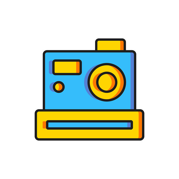 彩色相机图标,背景为白色。照片相机。数字摄影。扁平填充轮廓风格,带阴影。矢量图。图片 彩色相机图标,背景为白色。照片相机。数字摄影。扁平填充轮廓风格,带阴影。矢量图。图片下载
