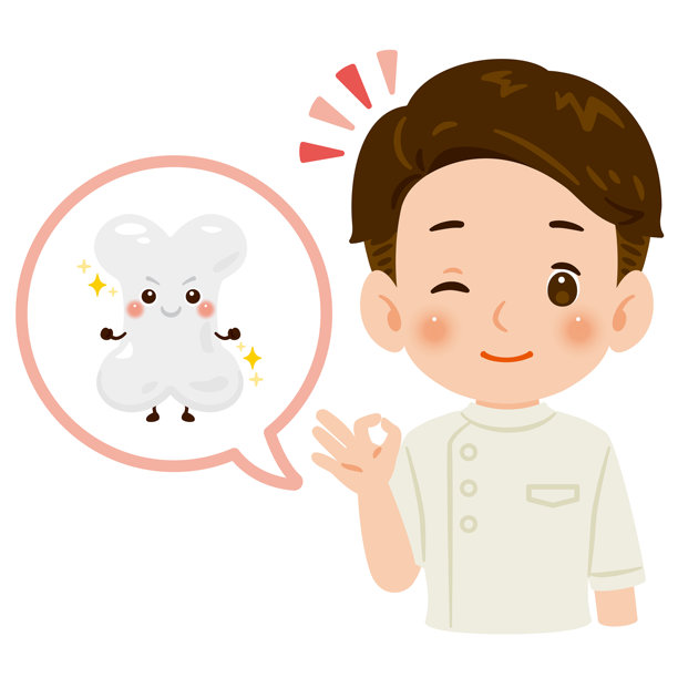 身穿白大褂的男医生与健康的骨骼卡通人物上半身插画图片 身穿白大褂的男医生与健康的骨骼卡通人物上半身插画图片下载