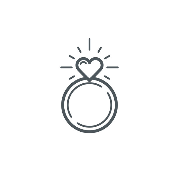 结婚戒指图标图片 结婚戒指图标图片下载