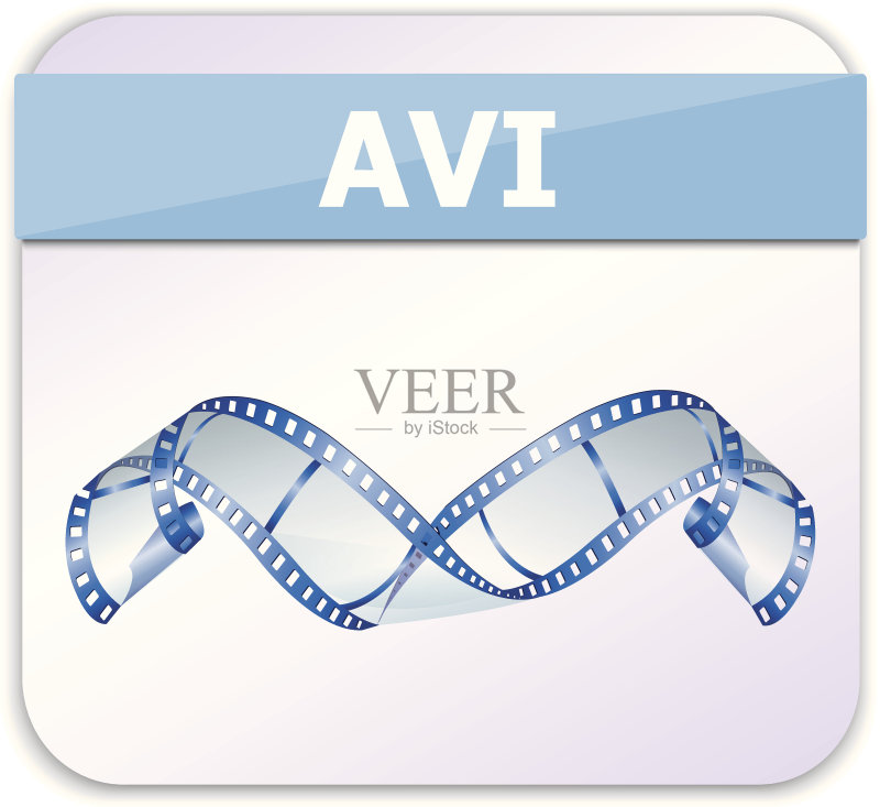 AVI图标图标素材