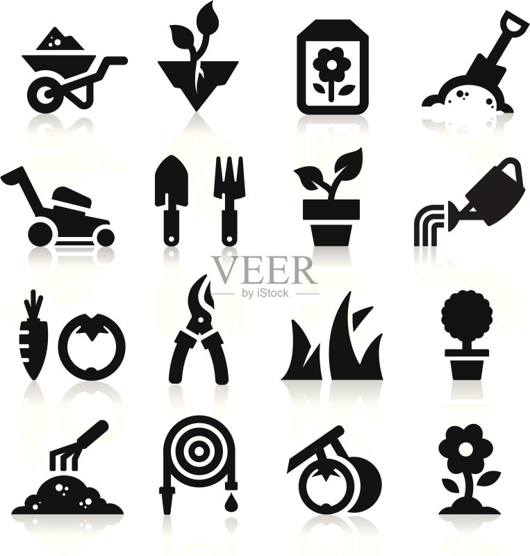 园艺图标图标素材